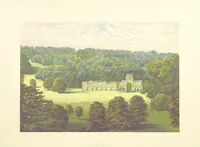 An illustration from The County Seats of the Noblemen and Gentlemen of Great Britain and Ireland. vol. 1, 2. (Vol. 3-5. A Series of Picturesque Views of Seats of the Noblemen ... of Great Britain and Ireland. With descriptive letterpress.) (1866)