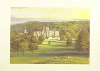 An illustration from The County Seats of the Noblemen and Gentlemen of Great Britain and Ireland. vol. 1, 2. (Vol. 3-5. A Series of Picturesque Views of Seats of the Noblemen ... of Great Britain and Ireland. With descriptive letterpress.) (1866)
