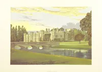 An illustration from The County Seats of the Noblemen and Gentlemen of Great Britain and Ireland. vol. 1, 2. (Vol. 3-5. A Series of Picturesque Views of Seats of the Noblemen ... of Great Britain and Ireland. With descriptive letterpress.) (1866)