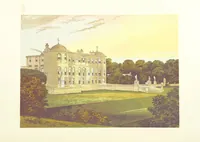 An illustration from The County Seats of the Noblemen and Gentlemen of Great Britain and Ireland. vol. 1, 2. (Vol. 3-5. A Series of Picturesque Views of Seats of the Noblemen ... of Great Britain and Ireland. With descriptive letterpress.) (1866)