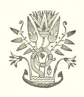 An illustration from The Land of the Hibiscus Blossom: a yarn of the Papuan Gulf ... With illustrations by the author (1888)
