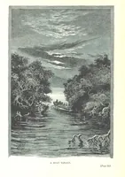 An illustration from The Land of the Hibiscus Blossom: a yarn of the Papuan Gulf ... With illustrations by the author (1888)