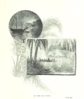 An illustration from The Land of the Hibiscus Blossom: a yarn of the Papuan Gulf ... With illustrations by the author (1888)