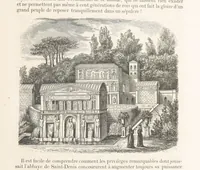 An illustration from Les Environs de Paris, histoire, monuments, paysages ... Par l'élite de la littérature contemporaine (L. Gozlan, J. Janin, Viollet-Leduc, etc.) ... 200 dessins. [Edited by J. E. C. N (1855)