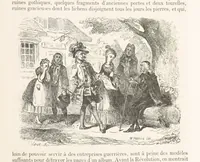 An illustration from Les Environs de Paris, histoire, monuments, paysages ... Par l'élite de la littérature contemporaine (L. Gozlan, J. Janin, Viollet-Leduc, etc.) ... 200 dessins. [Edited by J. E. C. N (1855)