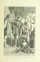 An illustration from Old English ballads. A collection of favourite ballads of the olden time, etc (1888)