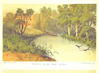 Picture 5 of 22 from Sketches of African Scenery, from Zanzibar to the Victoria Nyanza, being a series of coloured lithographic pictures, from sketches by ... T. O'Neill. (The larger part of the letterpress is from a journal kept by T. O'Neill.) (1878), leaf 15