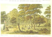 Picture 6 of 22 from Sketches of African Scenery, from Zanzibar to the Victoria Nyanza, being a series of coloured lithographic pictures, from sketches by ... T. O'Neill. (The larger part of the letterpress is from a journal kept by T. O'Neill.) (1878), leaf 18