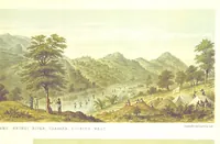 Picture 12 of 22 from Sketches of African Scenery, from Zanzibar to the Victoria Nyanza, being a series of coloured lithographic pictures, from sketches by ... T. O'Neill. (The larger part of the letterpress is from a journal kept by T. O'Neill.) (1878), leaf 23