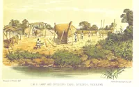 Picture 18 of 22 from Sketches of African Scenery, from Zanzibar to the Victoria Nyanza, being a series of coloured lithographic pictures, from sketches by ... T. O'Neill. (The larger part of the letterpress is from a journal kept by T. O'Neill.) (1878), leaf 33