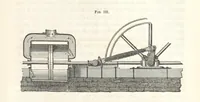 An illustration from A Treatise on Metallurgy; comprising mining, and general and particular metallurgical operations, etc (1852)