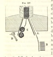 An illustration from A Treatise on Metallurgy; comprising mining, and general and particular metallurgical operations, etc (1852)