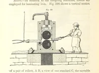 An illustration from A Treatise on Metallurgy; comprising mining, and general and particular metallurgical operations, etc (1852)