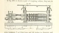 An illustration from A Treatise on Metallurgy; comprising mining, and general and particular metallurgical operations, etc (1852)