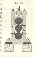An illustration from A Treatise on Metallurgy; comprising mining, and general and particular metallurgical operations, etc (1852)