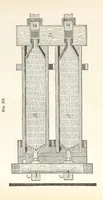 An illustration from A Treatise on Metallurgy; comprising mining, and general and particular metallurgical operations, etc (1852)