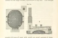 An illustration from A Treatise on Metallurgy; comprising mining, and general and particular metallurgical operations, etc (1852)