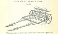 An illustration from Farming Implements, their various uses and recent modern improvements compared with the old machines. By F. D. P (1847)