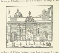 An illustration from Les Curiositez de Paris. Par M. L. R. Réimprimées d'après l'édition originale de 1716, etc. [Variously attributed to Claude Marin Saugrain and George Louis Le Rouge, but more probably by the former. Edited by Anatole de Courde de Montaiglon (1883)