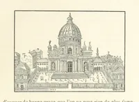 An illustration from Les Curiositez de Paris. Par M. L. R. Réimprimées d'après l'édition originale de 1716, etc. [Variously attributed to Claude Marin Saugrain and George Louis Le Rouge, but more probably by the former. Edited by Anatole de Courde de Montaiglon (1883)