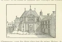 Picture 56 of 88 from Les Curiositez de Paris. Par M. L. R. Réimprimées d'après l'édition originale de 1716, etc. [Variously attributed to Claude Marin Saugrain and George Louis Le Rouge, but more probably by the former. Edited by Anatole de Courde de Montaiglon (1883), leaf 236