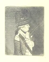 Picture 20 of 194 from A series of original Portraits and Caricature Etchings by ... J. Kay; ... with biographical sketches and illustrative anecdotes. [Edited by H. P (1877), leaf 102