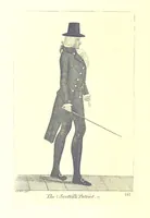 An illustration from A series of original Portraits and Caricature Etchings by ... J. Kay; ... with biographical sketches and illustrative anecdotes. [Edited by H. P (1877)