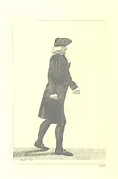 An illustration from A series of original Portraits and Caricature Etchings by ... J. Kay; ... with biographical sketches and illustrative anecdotes. [Edited by H. P (1877)