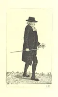 An illustration from A series of original Portraits and Caricature Etchings by ... J. Kay; ... with biographical sketches and illustrative anecdotes. [Edited by H. P (1877)