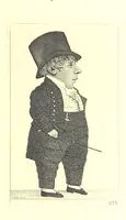 An illustration from A series of original Portraits and Caricature Etchings by ... J. Kay; ... with biographical sketches and illustrative anecdotes. [Edited by H. P (1877)