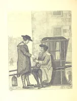 An illustration from A series of original Portraits and Caricature Etchings by ... J. Kay; ... with biographical sketches and illustrative anecdotes. [Edited by H. P (1877)