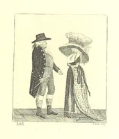 An illustration from A series of original Portraits and Caricature Etchings by ... J. Kay; ... with biographical sketches and illustrative anecdotes. [Edited by H. P (1877)