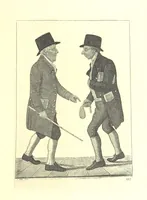 An illustration from A series of original Portraits and Caricature Etchings by ... J. Kay; ... with biographical sketches and illustrative anecdotes. [Edited by H. P (1877)