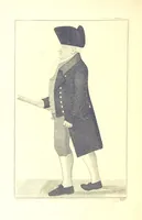An illustration from A series of original Portraits and Caricature Etchings by ... J. Kay; ... with biographical sketches and illustrative anecdotes. [Edited by H. P (1877)
