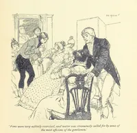 An illustration from Headlong Hall, and Nightmare Abbey ... With an introduction by George Saintsbury (1896)