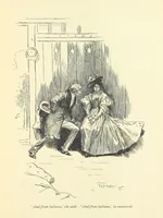 An illustration from Gryll Grange ... With an introduction by George Saintsbury (1896)