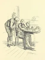 An illustration from Gryll Grange ... With an introduction by George Saintsbury (1896)