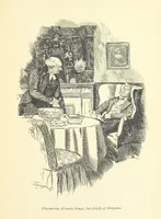 An illustration from Gryll Grange ... With an introduction by George Saintsbury (1896)
