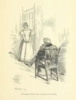 An illustration from Gryll Grange ... With an introduction by George Saintsbury (1896)