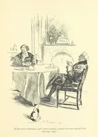 An illustration from Gryll Grange ... With an introduction by George Saintsbury (1896)