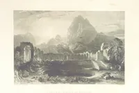 An illustration from Il Mediterraneo illustrato, le sue isole e le sue spiagge ... opera illustrata da sessantaquattro magnifiche incisioni in acciaio eseguite dai più distinti artisti di Londra, su i disegni originali levati sopra luogo dai sigg. W. L. Leitch, Sir Grenville Temple, Baronetto, e Allen ... preceduta da un saggio storico sul Mediterraneo, e compilata dal bibliofilo M. Malagoli Vecchi sulle tracce del signor C. Pellé, etc (1841)
