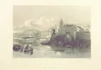 An illustration from Il Mediterraneo illustrato, le sue isole e le sue spiagge ... opera illustrata da sessantaquattro magnifiche incisioni in acciaio eseguite dai più distinti artisti di Londra, su i disegni originali levati sopra luogo dai sigg. W. L. Leitch, Sir Grenville Temple, Baronetto, e Allen ... preceduta da un saggio storico sul Mediterraneo, e compilata dal bibliofilo M. Malagoli Vecchi sulle tracce del signor C. Pellé, etc (1841)