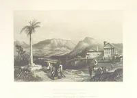 An illustration from Il Mediterraneo illustrato, le sue isole e le sue spiagge ... opera illustrata da sessantaquattro magnifiche incisioni in acciaio eseguite dai più distinti artisti di Londra, su i disegni originali levati sopra luogo dai sigg. W. L. Leitch, Sir Grenville Temple, Baronetto, e Allen ... preceduta da un saggio storico sul Mediterraneo, e compilata dal bibliofilo M. Malagoli Vecchi sulle tracce del signor C. Pellé, etc (1841)