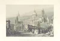 An illustration from Il Mediterraneo illustrato, le sue isole e le sue spiagge ... opera illustrata da sessantaquattro magnifiche incisioni in acciaio eseguite dai più distinti artisti di Londra, su i disegni originali levati sopra luogo dai sigg. W. L. Leitch, Sir Grenville Temple, Baronetto, e Allen ... preceduta da un saggio storico sul Mediterraneo, e compilata dal bibliofilo M. Malagoli Vecchi sulle tracce del signor C. Pellé, etc (1841)