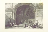 An illustration from Il Mediterraneo illustrato, le sue isole e le sue spiagge ... opera illustrata da sessantaquattro magnifiche incisioni in acciaio eseguite dai più distinti artisti di Londra, su i disegni originali levati sopra luogo dai sigg. W. L. Leitch, Sir Grenville Temple, Baronetto, e Allen ... preceduta da un saggio storico sul Mediterraneo, e compilata dal bibliofilo M. Malagoli Vecchi sulle tracce del signor C. Pellé, etc (1841)