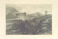 An illustration from Il Mediterraneo illustrato, le sue isole e le sue spiagge ... opera illustrata da sessantaquattro magnifiche incisioni in acciaio eseguite dai più distinti artisti di Londra, su i disegni originali levati sopra luogo dai sigg. W. L. Leitch, Sir Grenville Temple, Baronetto, e Allen ... preceduta da un saggio storico sul Mediterraneo, e compilata dal bibliofilo M. Malagoli Vecchi sulle tracce del signor C. Pellé, etc (1841)