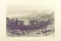 An illustration from Il Mediterraneo illustrato, le sue isole e le sue spiagge ... opera illustrata da sessantaquattro magnifiche incisioni in acciaio eseguite dai più distinti artisti di Londra, su i disegni originali levati sopra luogo dai sigg. W. L. Leitch, Sir Grenville Temple, Baronetto, e Allen ... preceduta da un saggio storico sul Mediterraneo, e compilata dal bibliofilo M. Malagoli Vecchi sulle tracce del signor C. Pellé, etc (1841)