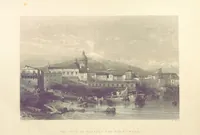 An illustration from Il Mediterraneo illustrato, le sue isole e le sue spiagge ... opera illustrata da sessantaquattro magnifiche incisioni in acciaio eseguite dai più distinti artisti di Londra, su i disegni originali levati sopra luogo dai sigg. W. L. Leitch, Sir Grenville Temple, Baronetto, e Allen ... preceduta da un saggio storico sul Mediterraneo, e compilata dal bibliofilo M. Malagoli Vecchi sulle tracce del signor C. Pellé, etc (1841)
