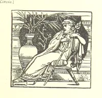 An illustration from The Muses of Mayfair. Selections from vers de société of the nineteenth century. (Translations from the French and German. By E. Grey.) (1874)