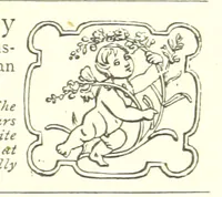 An illustration from The Muses of Mayfair. Selections from vers de société of the nineteenth century. (Translations from the French and German. By E. Grey.) (1874)